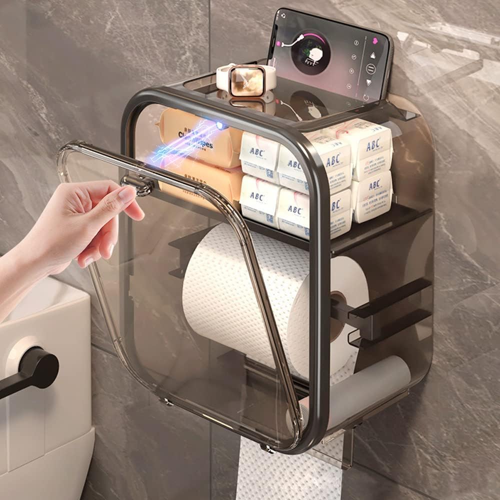 Tissue Roll Holder - Gold