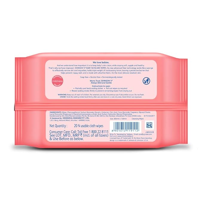 Baby Skincare Wipes 20pcs