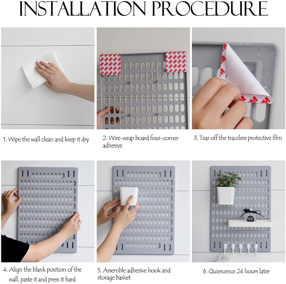 Pegboard Organizer - Board - Large White (42CM x 30CM)