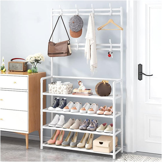 Shoe Rack Shelf - White