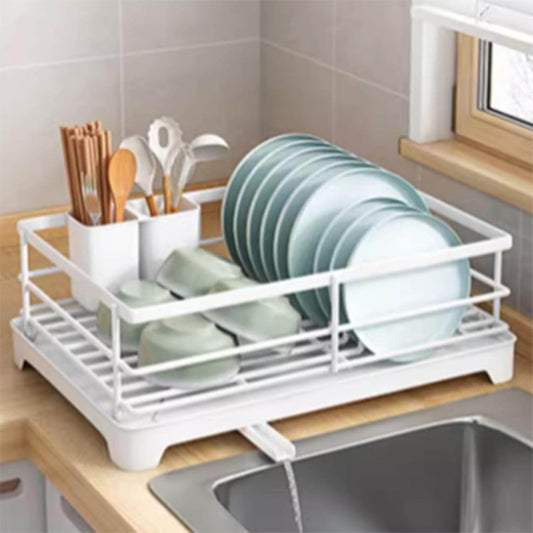 Dish Rack Kitchen Organizer white (small) - Thebrands