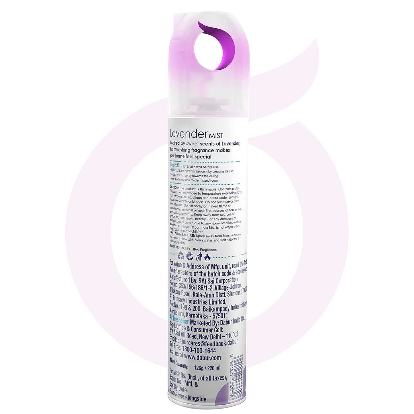 Air Freshner Spray LAVENDER   220ml