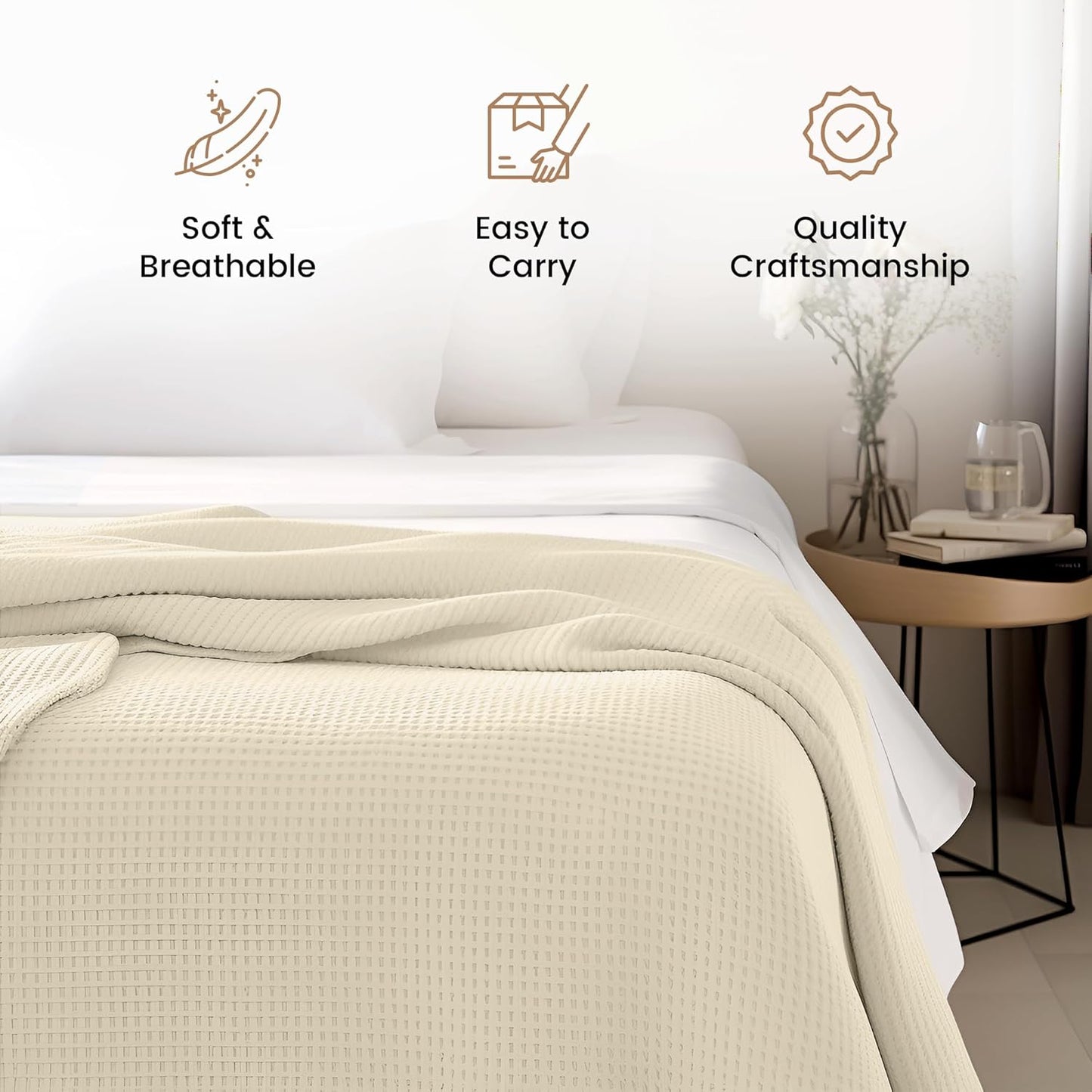Thermal Blanket - Queen Cream