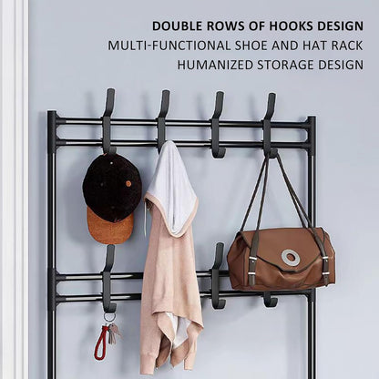 5 Layer Shoe Cloth Rack 5 Tier - White