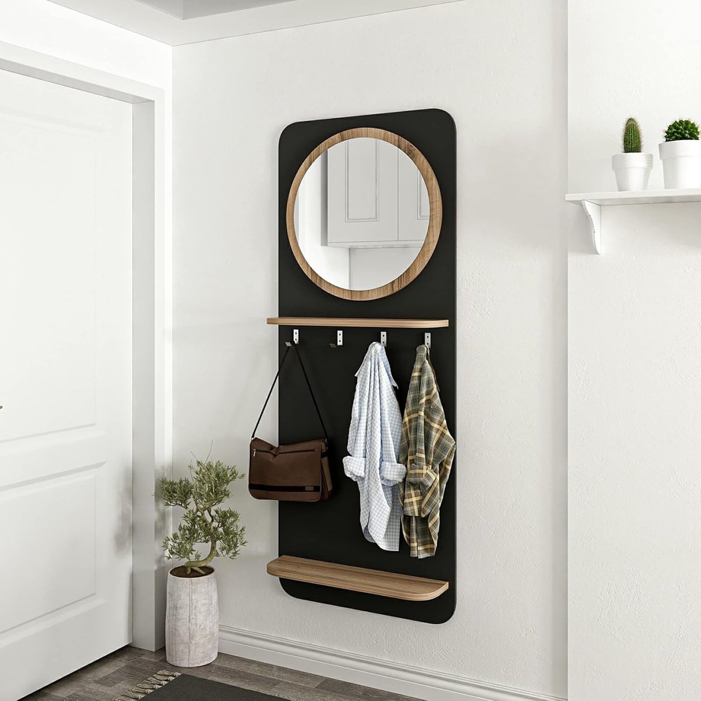 Slim Dresser, Mirror, Black Gold (MG3-2551)