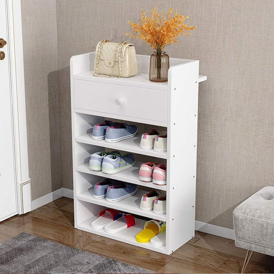 XJ204 Shoe Rack Pure White (50*17*111H)