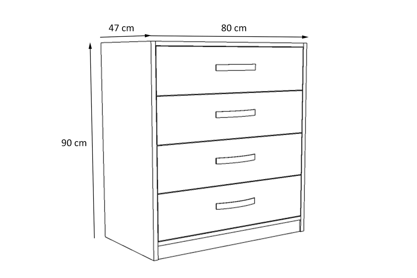 Bedroom Set White With 6 Doors (MF5-290)