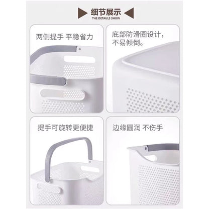 Laundry Basket Large - White