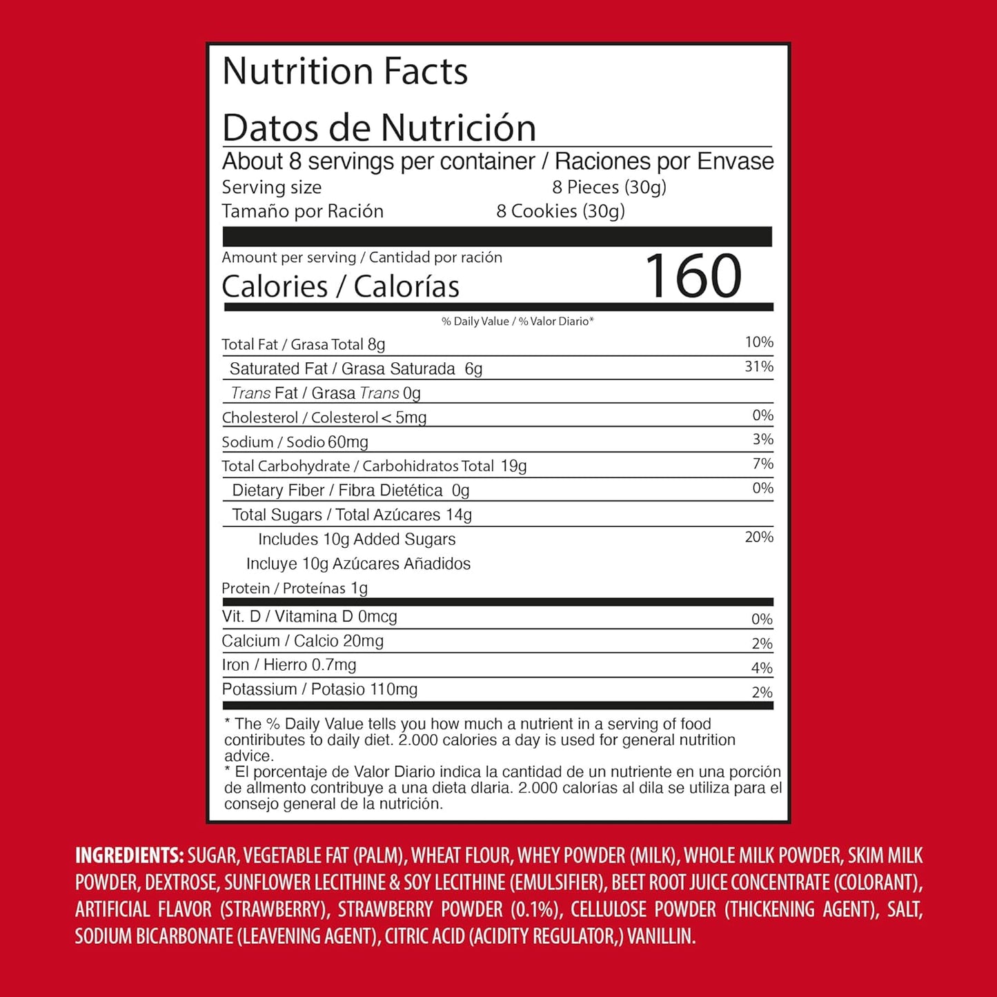 Snack Break Wafer Strawberry 180g
