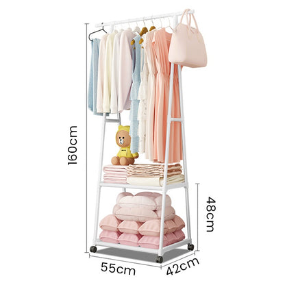 Cloth Organizer Rack - White