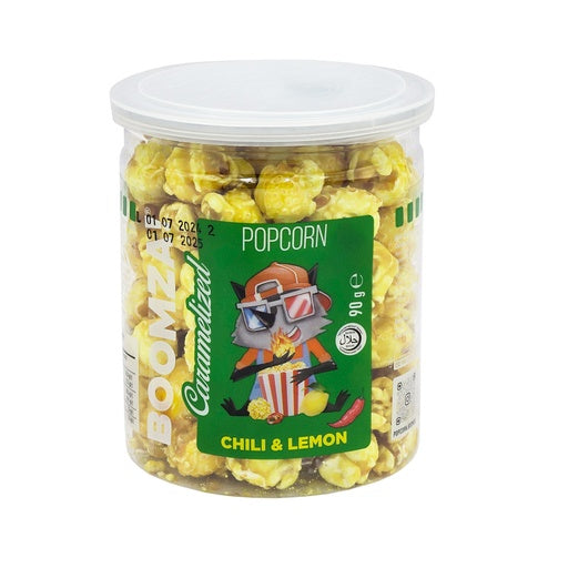 Caramelized Popcorn in Tube, Chili - Lemon 90 g