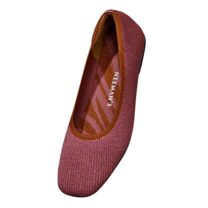Metallic Square Flats