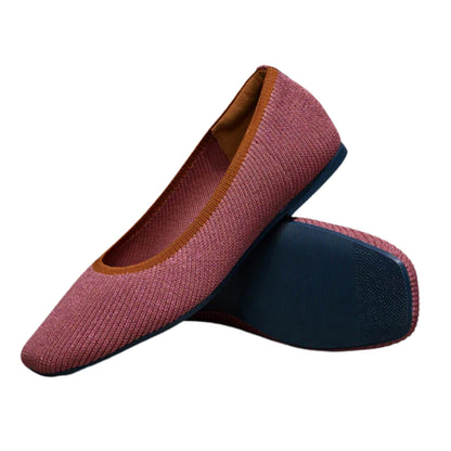 Metallic Square Flats
