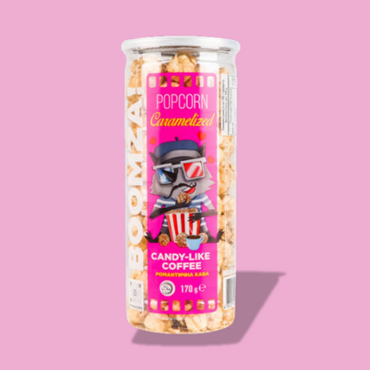 Caramelized Popcorn in Tube (Candy-Like Coffee)  170 g