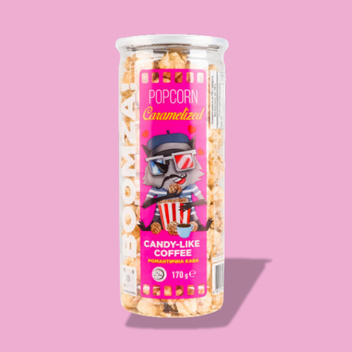Caramelized Popcorn in Tube (Candy-Like Coffee)  170 g