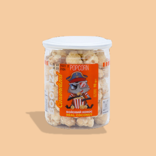 Caramelized Popcorn in Tube (Real Coconut) 90 g
