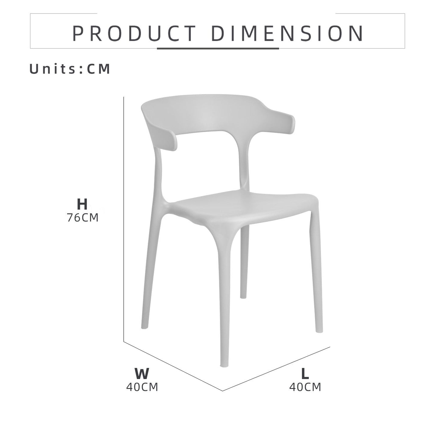 DESIGNER CHAIR WITH COMFORT ARMREST & BACKREST