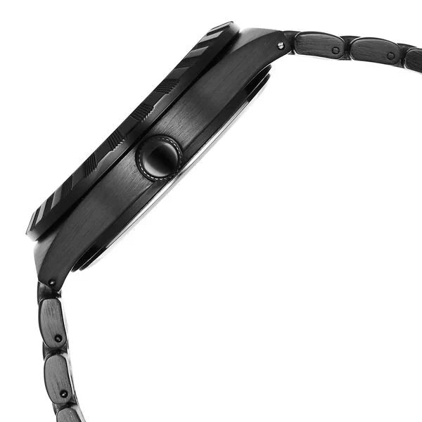 Fastrack Vyb Orion Quartz Analog Black Dial Black Color Metal Strap Watch For Guys