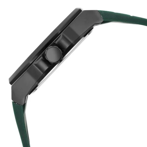 Fastrack Vyb Rebel Quartz Analog Green Dial Green Color Silicone Strap Watch For Guys