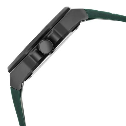 Fastrack Vyb Rebel Quartz Analog Green Dial Green Color Silicone Strap Watch For Guys