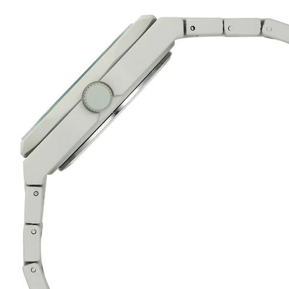 Vyb Hustler By Fastrack Quartz Analog Grey Dial Metal Strap Watch For Guys