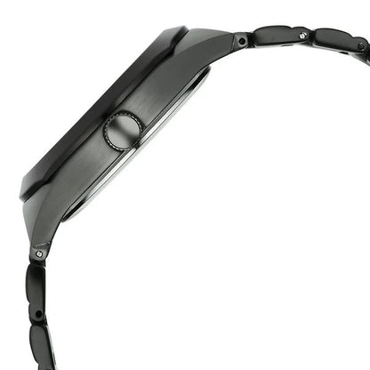 Vyb Arcane By Fastrack Quartz Analog Black Dial Metal Strap Watch For Guys