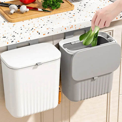 Hanging Trash Waste-bin Grey - Thebrands