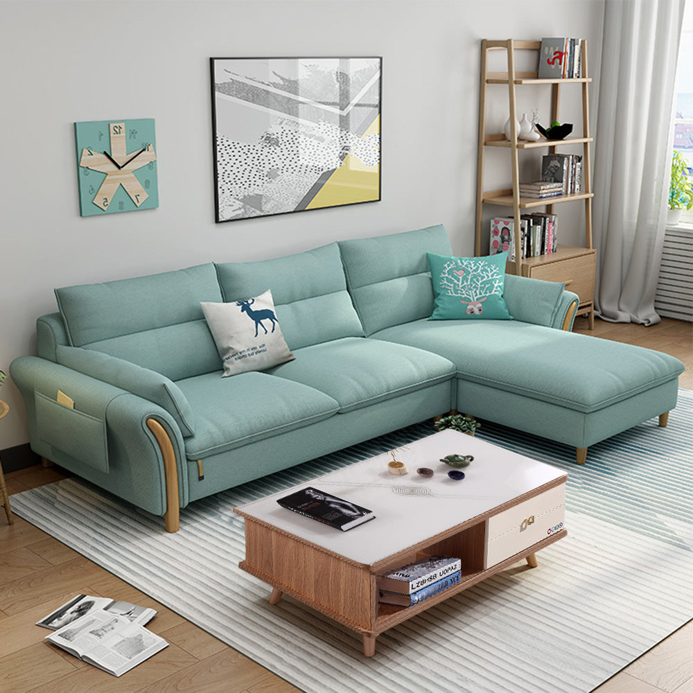 Sofa Set 3 Seater with Ottoman SFB0241