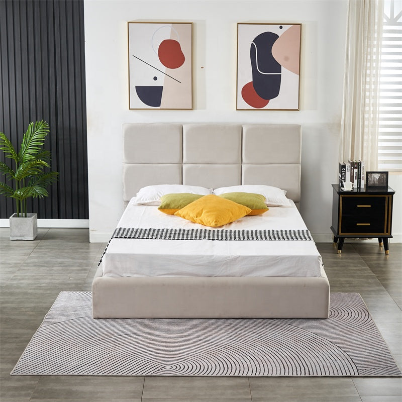 Queen Size leather Storage Bed- White (152*190)  Q2306