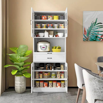 MULTIPURPOSE CABINET (WHITE / 60*40*196H) - Thebrands