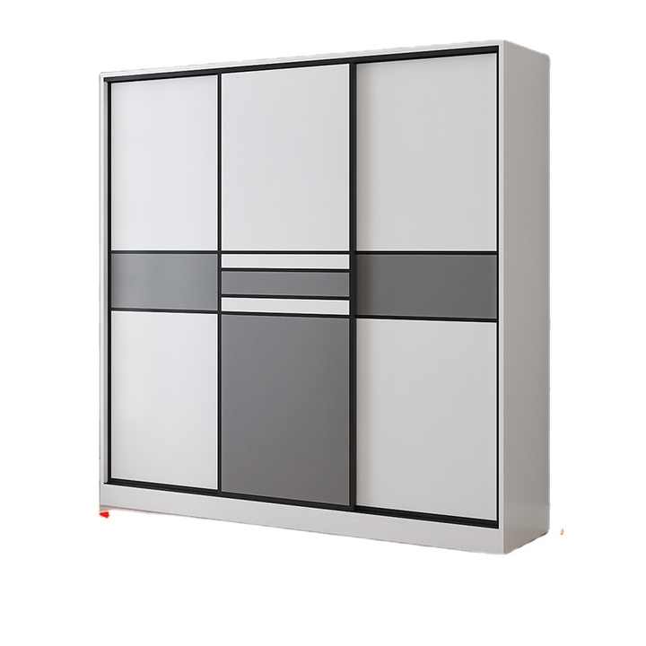 04 3DOOR SLIDING WARDROBE (WHITE / 180*50*200H)