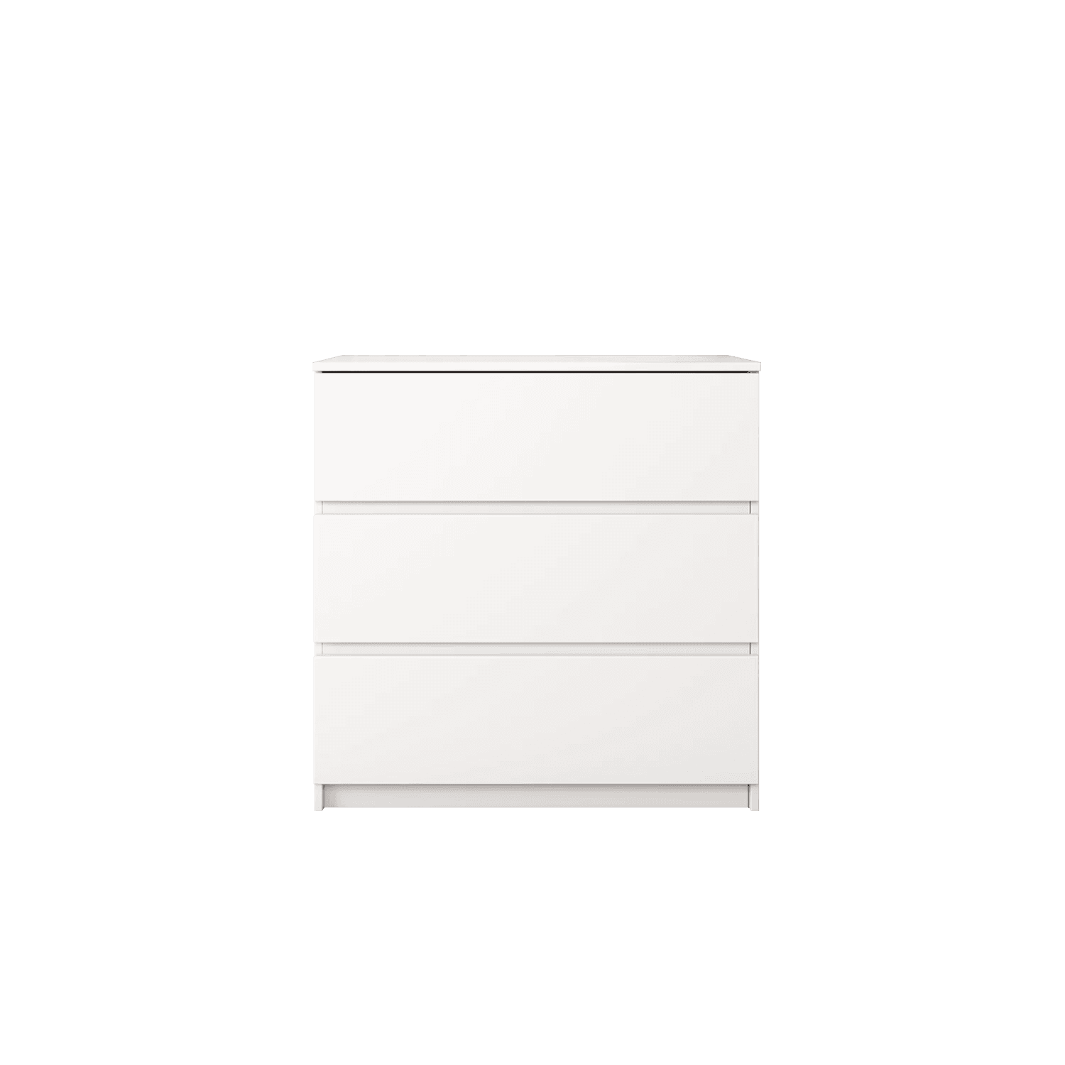 Chest Drawer with 3 Layer / White Colour (L60cm x W40cm x H81.5cm) - Thebrands