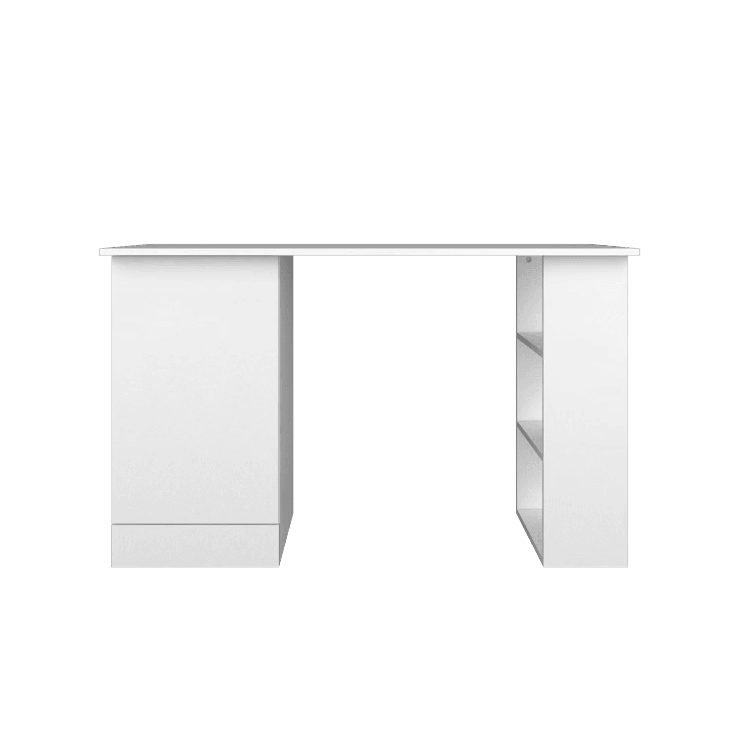 3.9FT study Desk Writing Table Office Table White (L119cm x W49cm x H75cm) - Thebrands