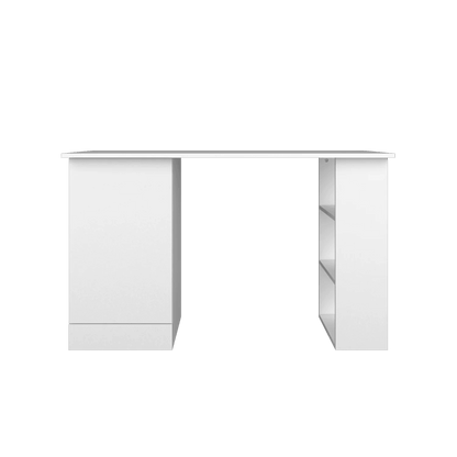 3.9FT study Desk Writing Table Office Table White (L119cm x W49cm x H75cm) - Thebrands