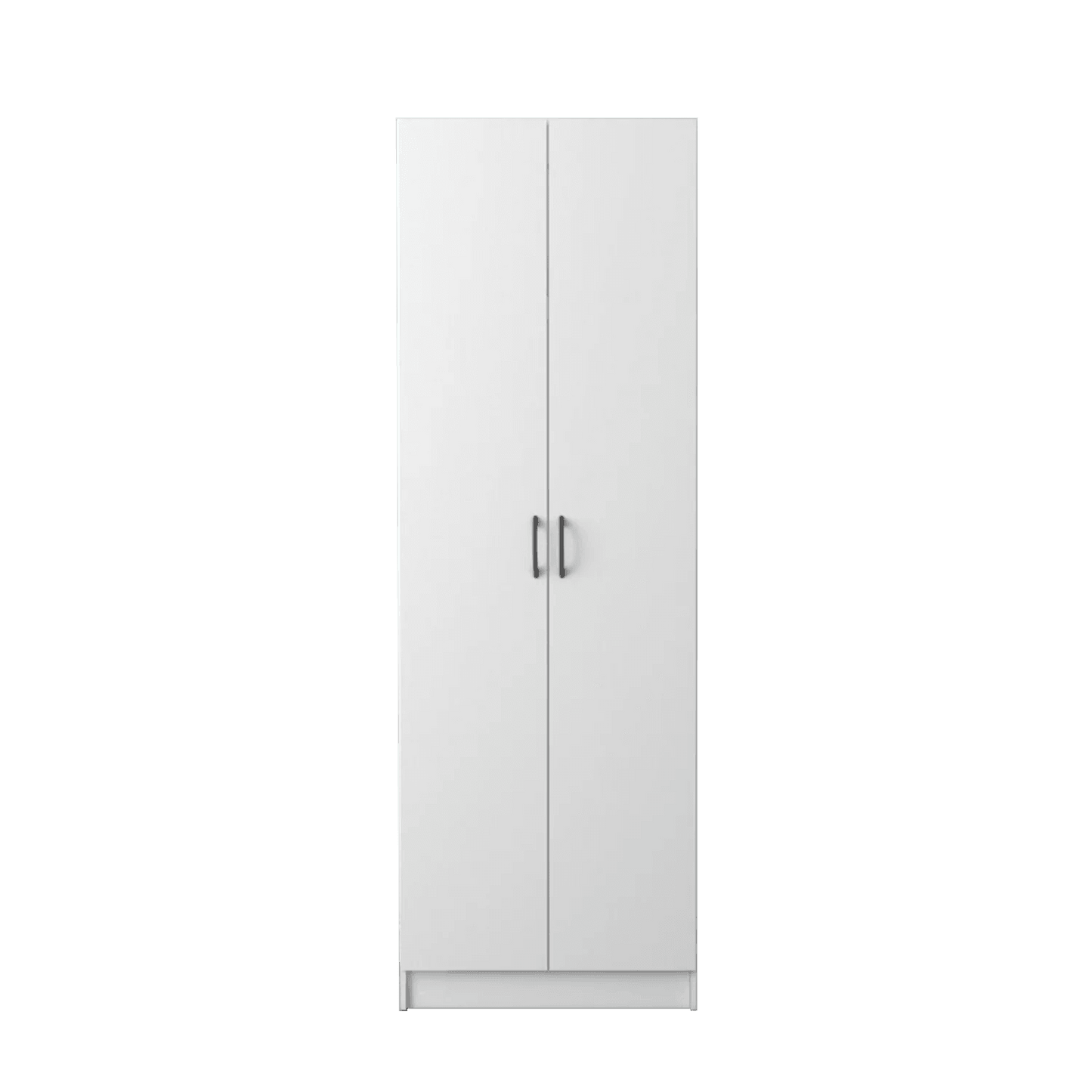 2 Door Wardrobe with Hanging Rod / White Colour (L60cm x W40cm x H179cm) - Thebrands