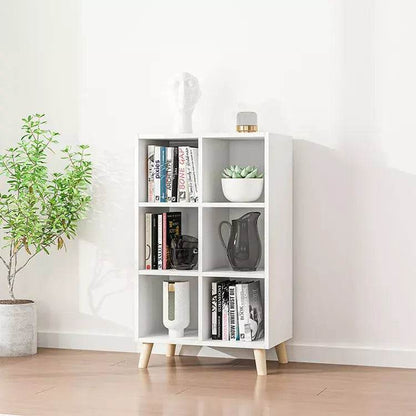 DS0425 TV RACK SIDE CABINET MULTI PURPOSE	 (WHITE / 40*30*81H) - Thebrands
