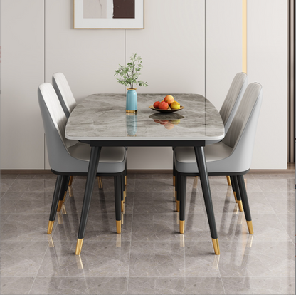 Sintered Stone Carbon Steel Snow White Tabletop
