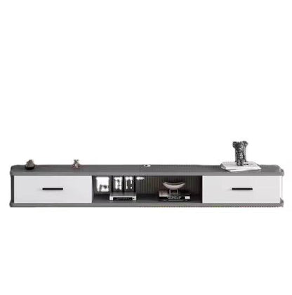 DSQ0426 WALL TV CABINET (GREY WHITE / 150*20*18H) - Thebrands