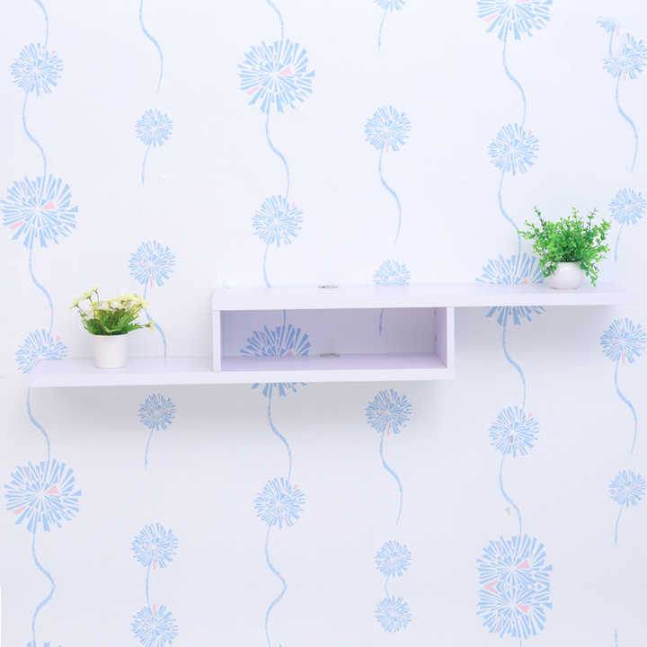 DSQ0428 WALL SHELF (WHITE / 120*20*20H) - Thebrands