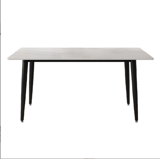 Sintered Stone Carbon Steel Snow White Tabletop