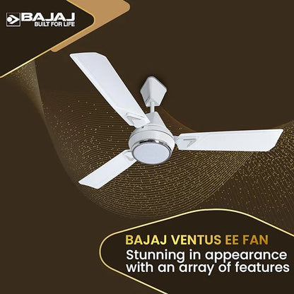 BAJAJ VANILLA WHITE CEILING FAN 1200MM - VENUS - 48''