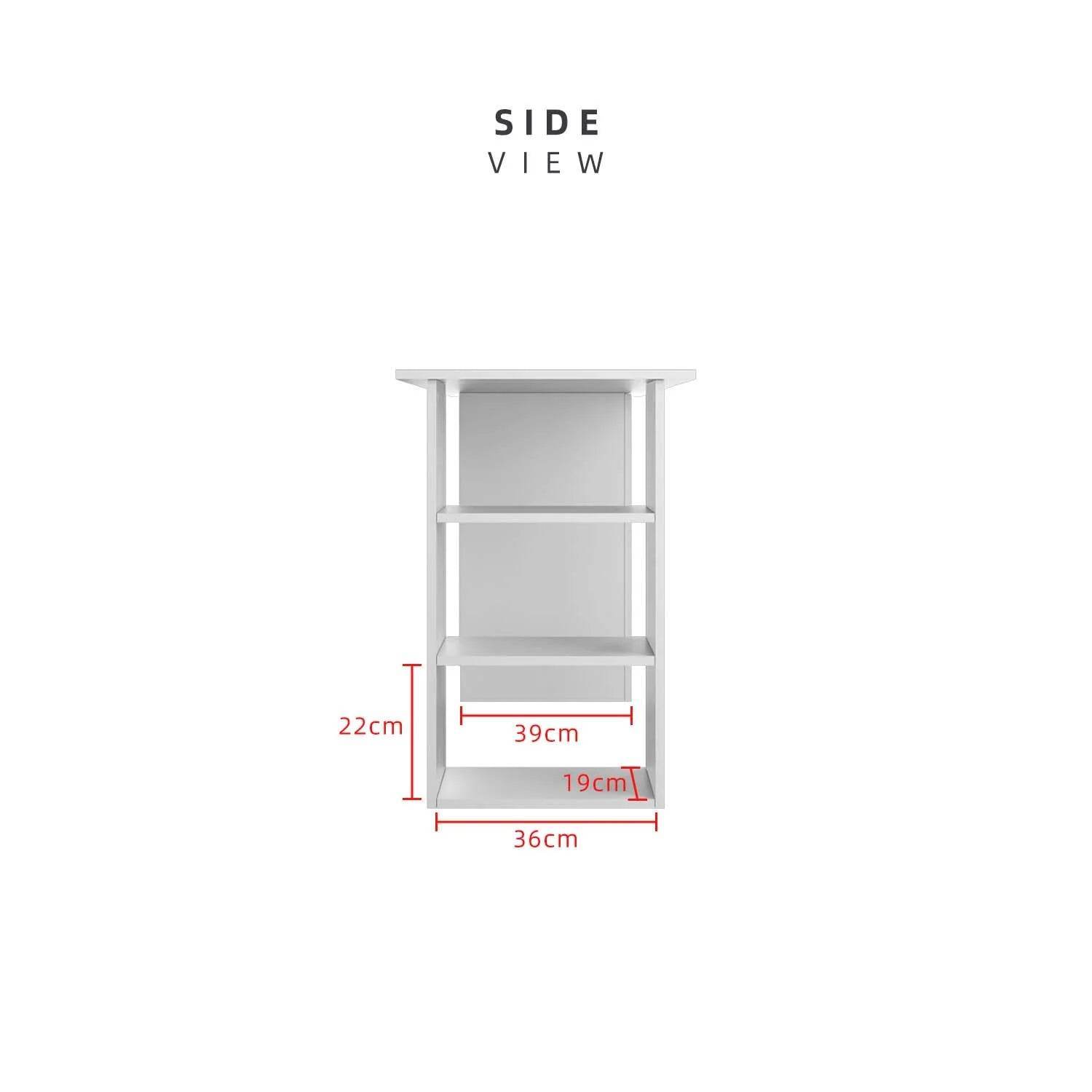 3.9FT study Desk Writing Table Office Table White (L119cm x W49cm x H75cm) - Thebrands