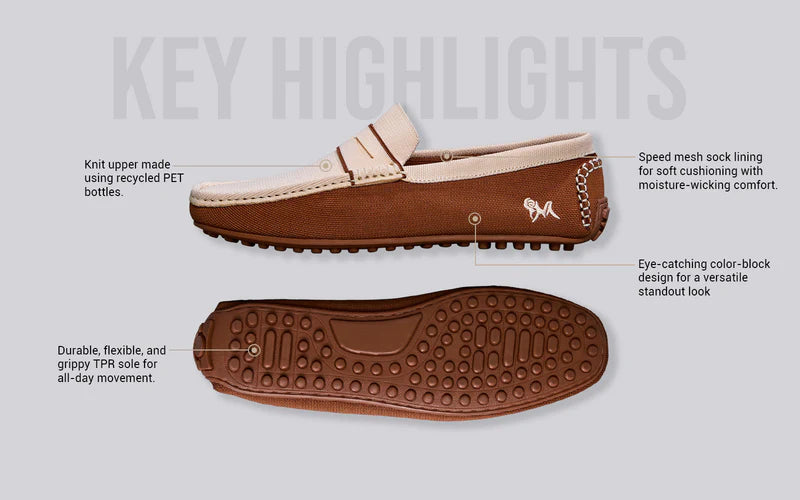 ReLive Knit Color Block Loafers