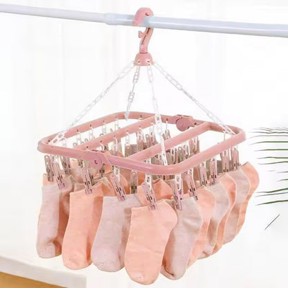 Cloth Hanger 32 Clips