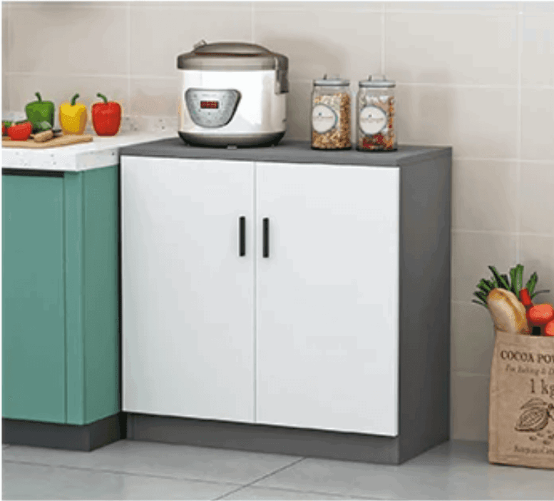 SV422 STORAGE CABINET	(PURE WHITE / 80*80H*40) - Thebrands