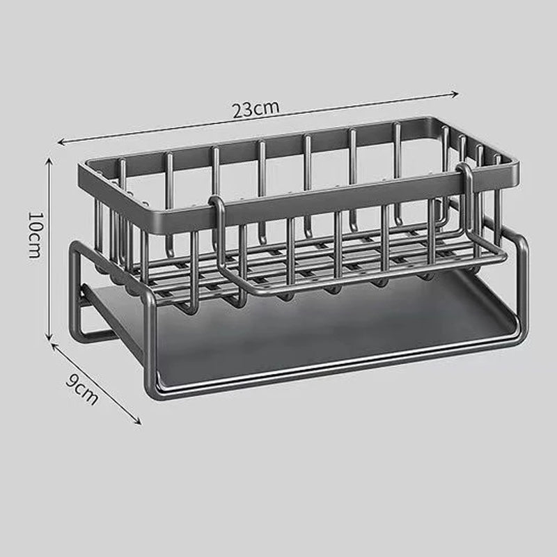 Sponge Holder Kitchen Organizer - White