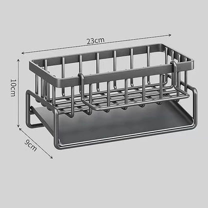 Sponge Holder Kitchen Organizer - White