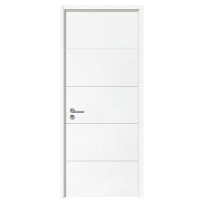 PVC Coated MDF Casing  White Horizontal lines 2010x656mm