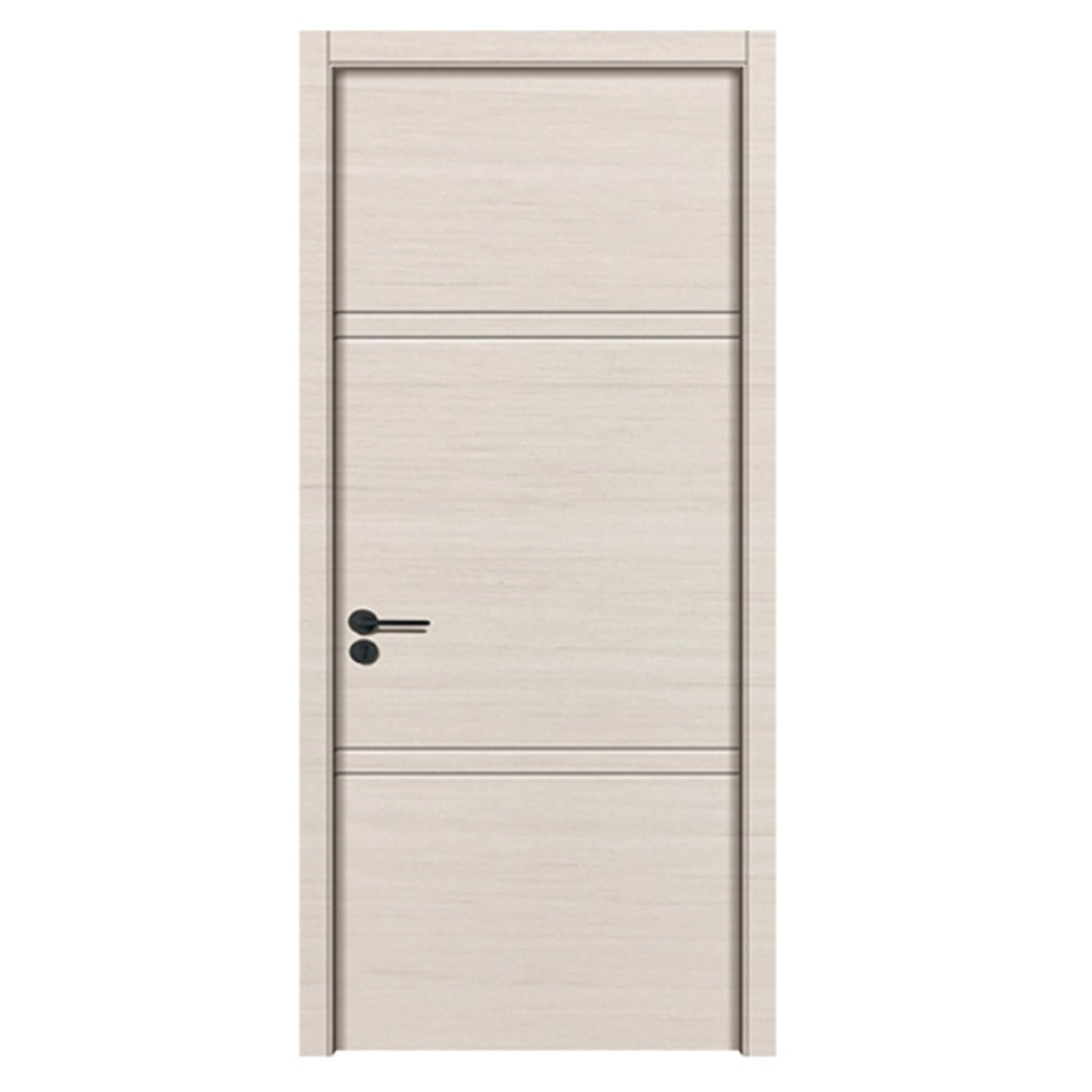MDF Flat PVC Bedroom Door 2010x808mm