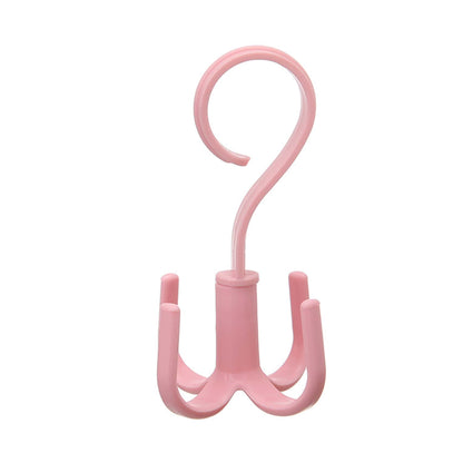 Rotated 4 Claw Hanger Hooks - Pink